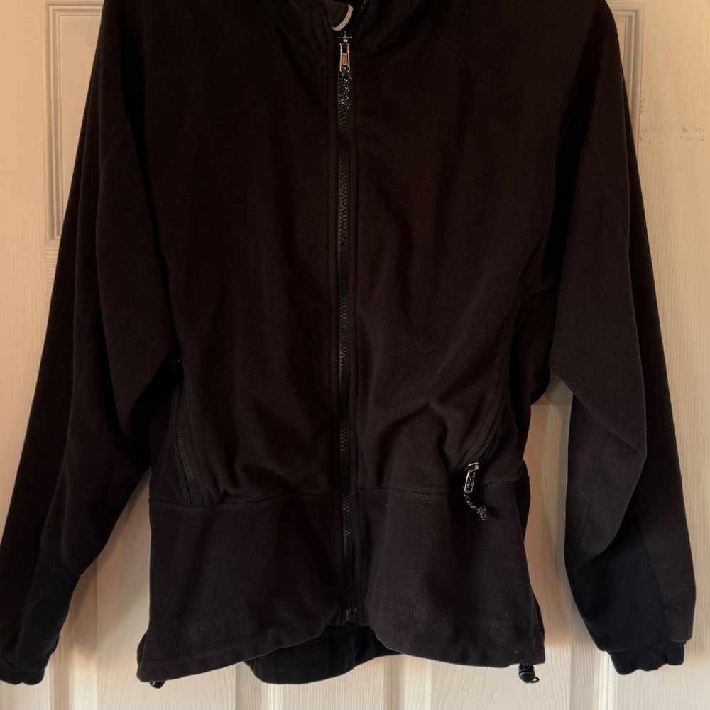 Vintage Mountain Hardwear Womens Full Zip Polartec Fleece Jacket - Black Size 10